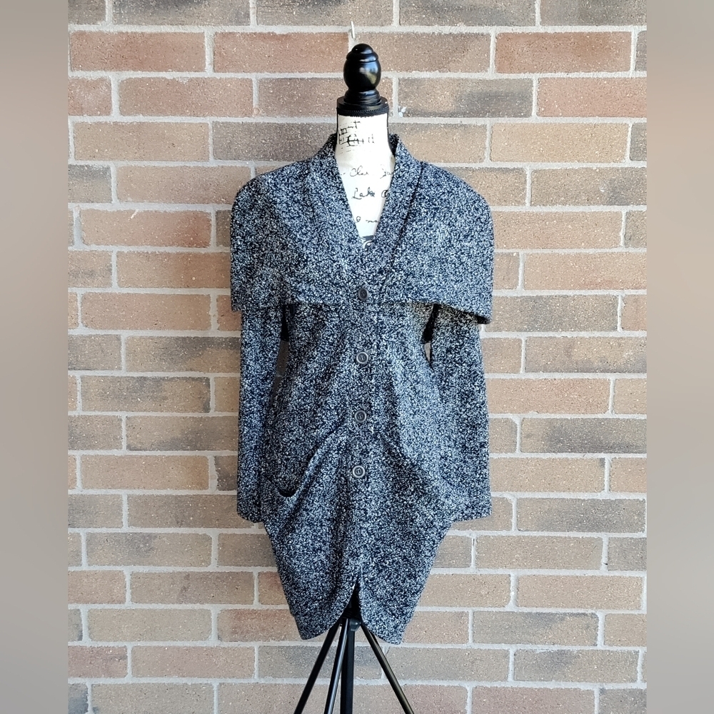 Joseph Ribkoff Jacquard Knit Jacket - Picture 3 of 9